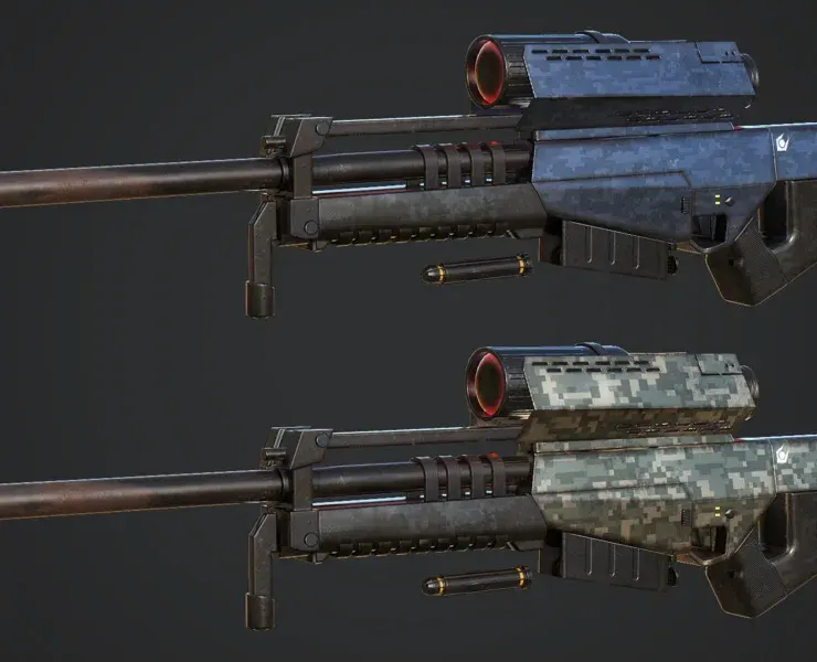 Combine Sniper Rifle from Half Life