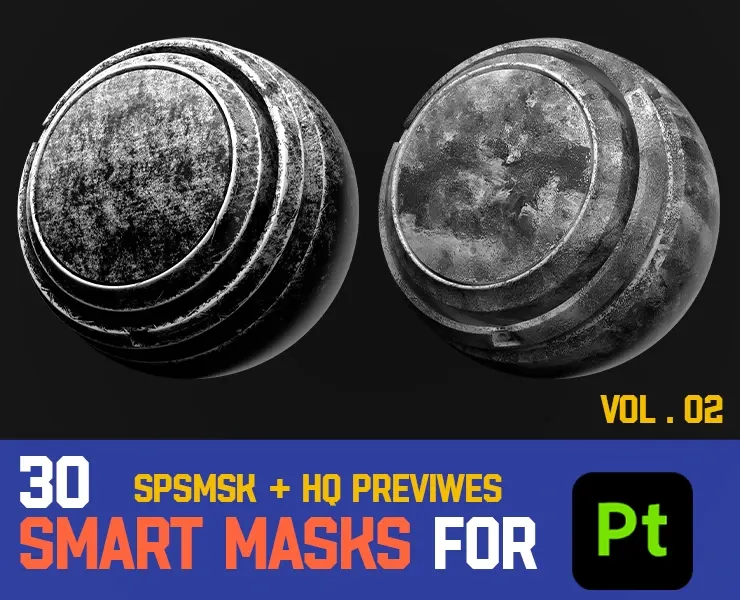 " 30 High Detailed Smart Masks " (Vol.2)