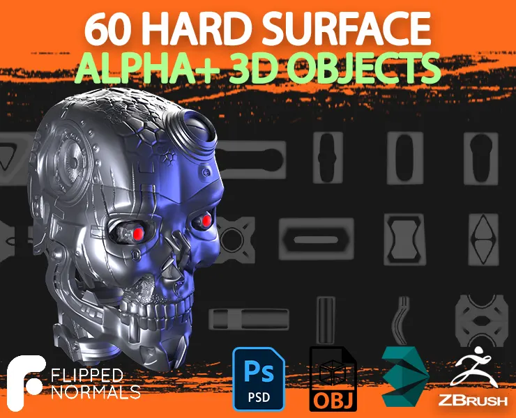 hardsurface alpha+objects - vol1