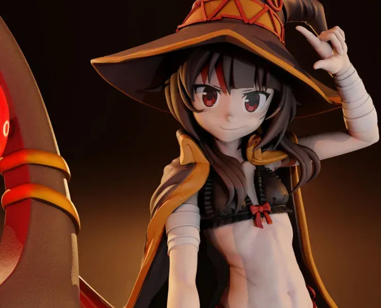 Megumin - Konosuba 3D print model