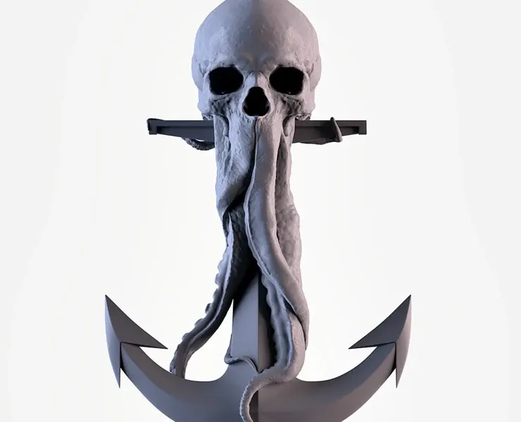 Skull Tentacle Anchor