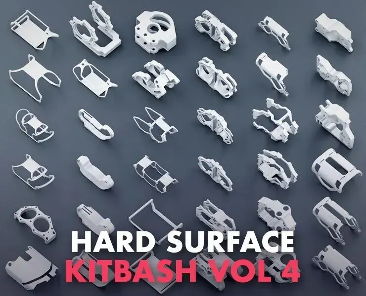 Hard Surface KitBash Vol 4