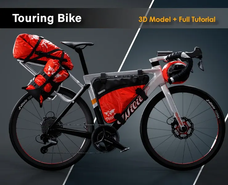 Touring Bike / Full Tutorial + 3D Model