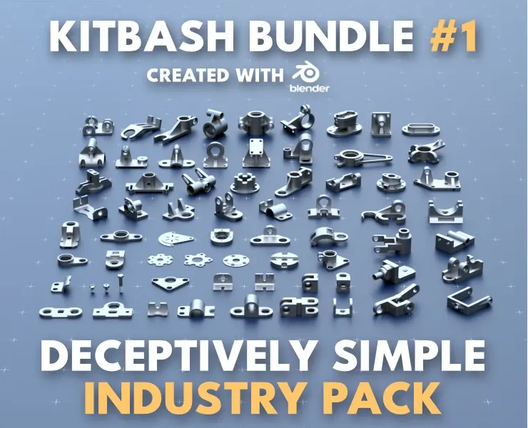 Simple Industry Kitbash Bundle #1