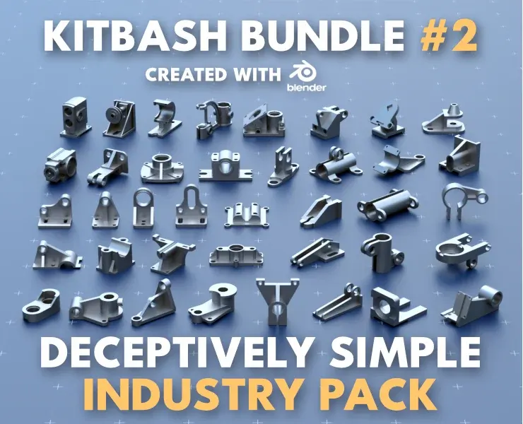 Simple Industry Kitbash Bundle #2