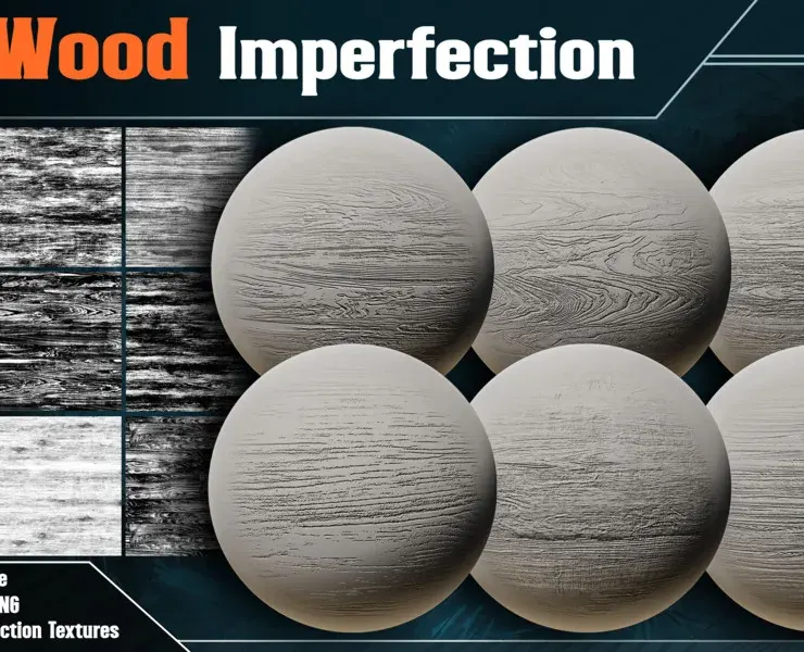 100 Wood Imperfection Texture - Vol.03