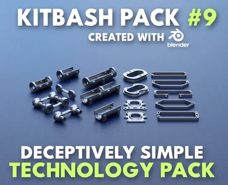 Simple Technology Kitbash #9