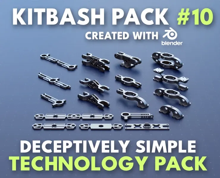 Simple Technology Kitbash #10