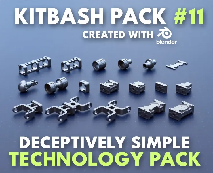 Simple Technology Kitbash #11