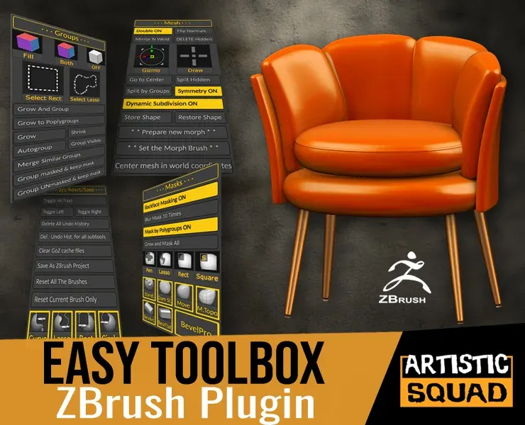 Easy Toolbox ZBrush Plugin