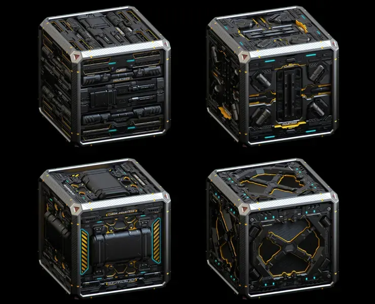 SciFi Crates set