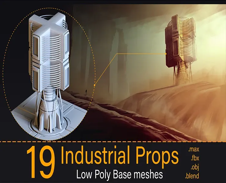 19- Industrial props