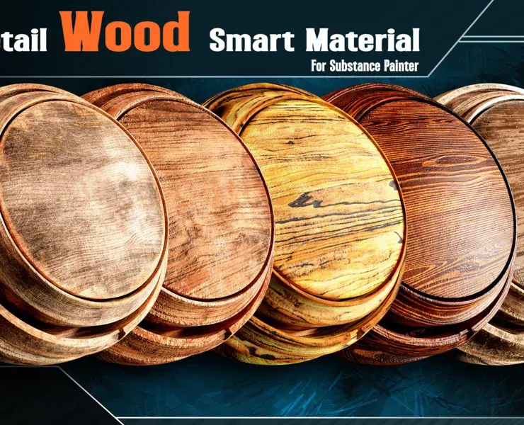 High Detail Wood Smart Materials - Vol.01 ( + Free Sample )