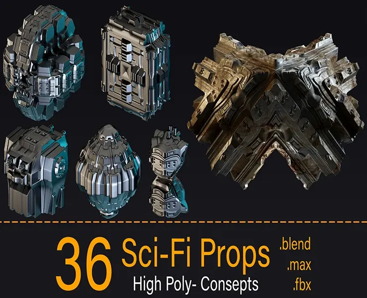 36 Scifi prop consepts