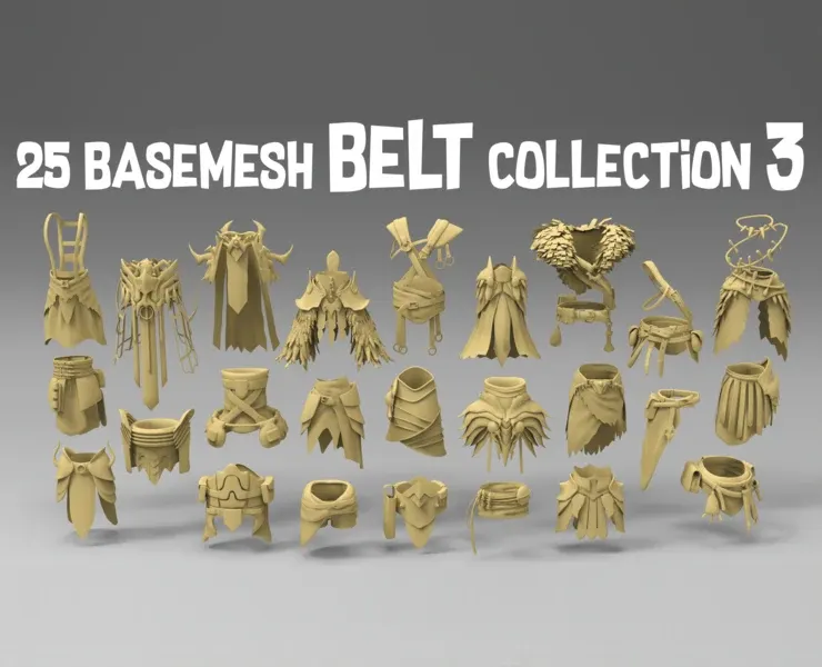 25 Basemesh belt collection 3