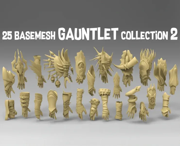 25 basemesh gauntlet collection 2