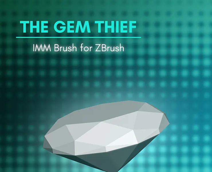 The Gem Thief IMM Brush for ZBrush 2021