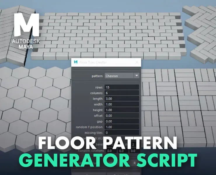Floor Pattern Generator for Maya