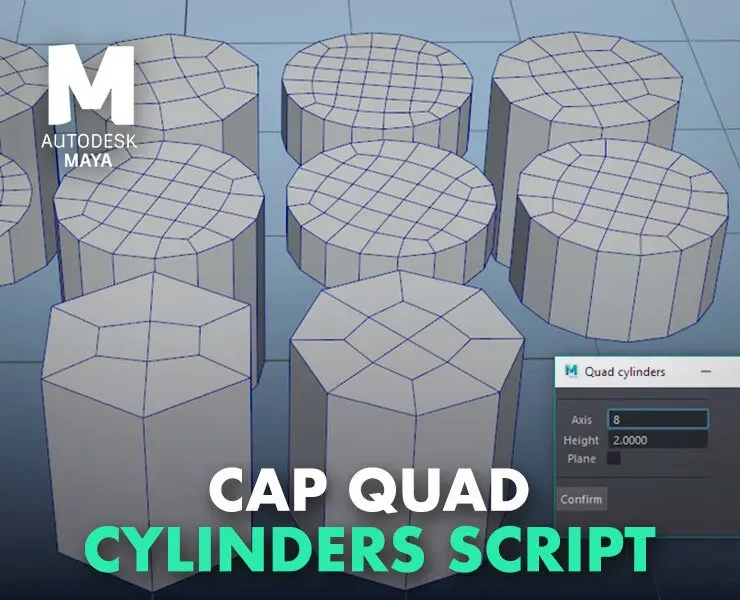 Cap Quad Cylinders Script