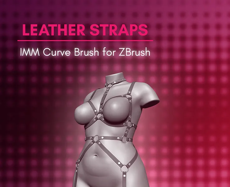 Leather Straps Brush for ZBrush 2021