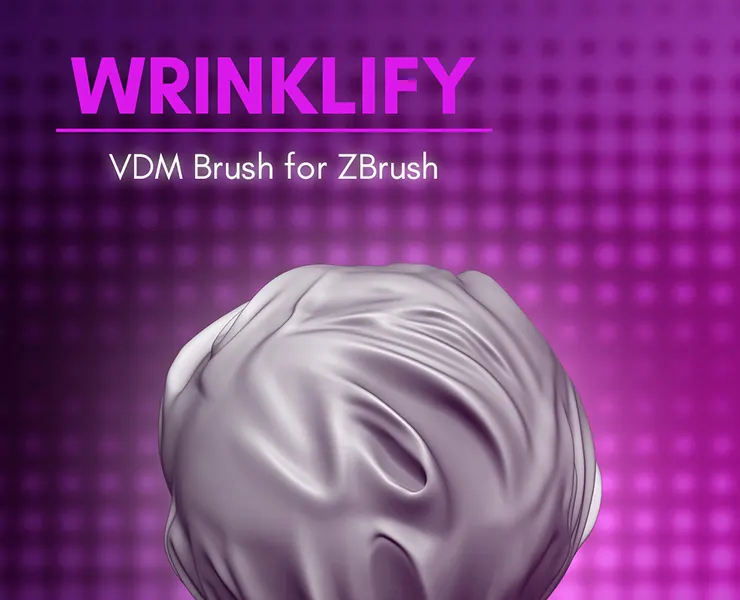Fabric Wrinkles Cloth Brush for ZBrush 2021