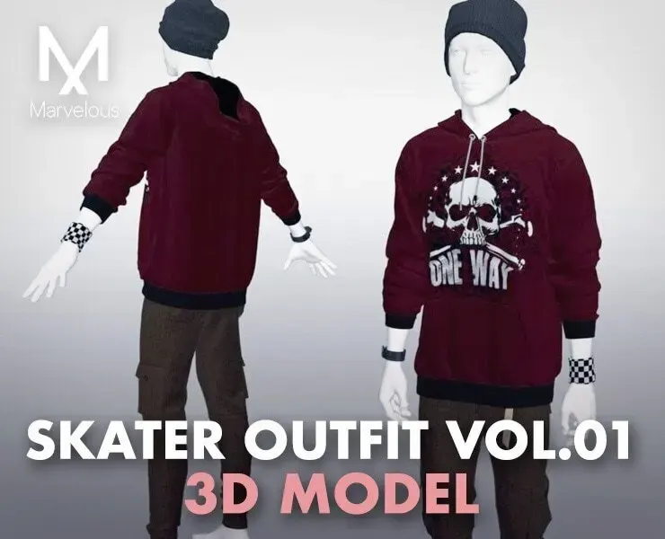 Skater Outfit vol.01 - Urban Collection