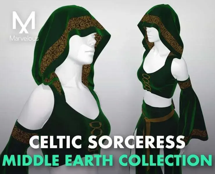 Celtic Sorceress Outfit Vol.1 - Middle Earth Collection