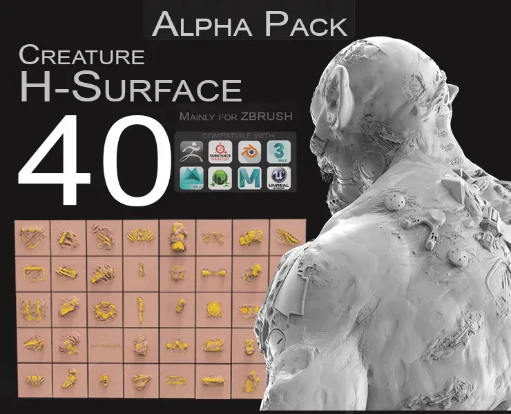 50% OFF! Damaged Skin - Hardsurface Pack