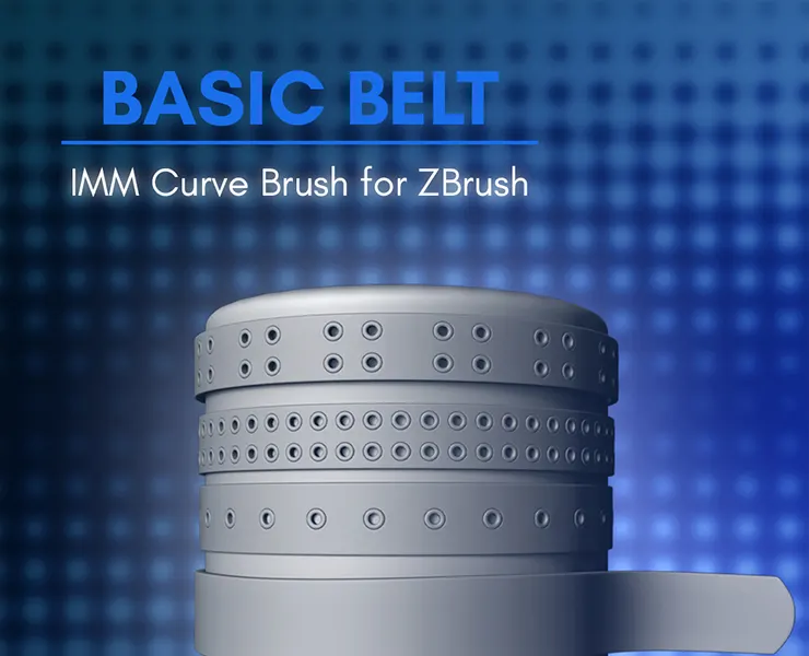 Basic Belt Curve Brush for ZBrush 2021