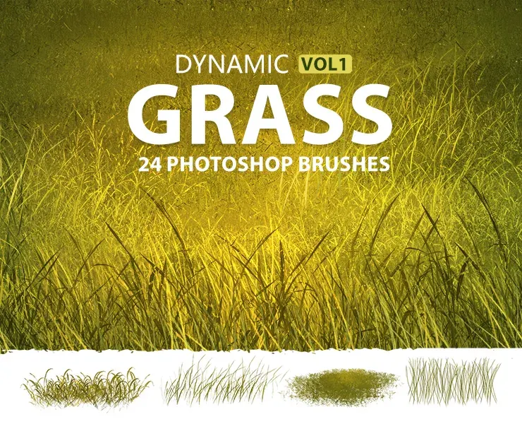 Grass Photoshop Brushes