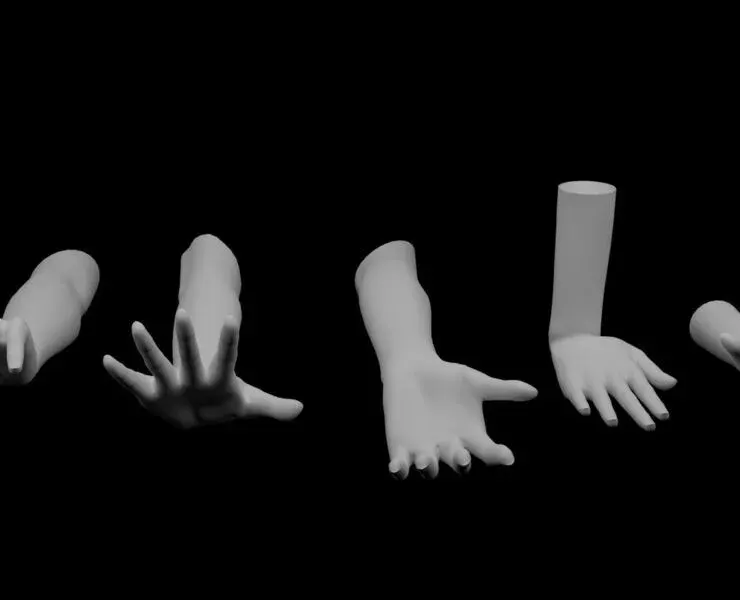 5 Unisex Hand Poses