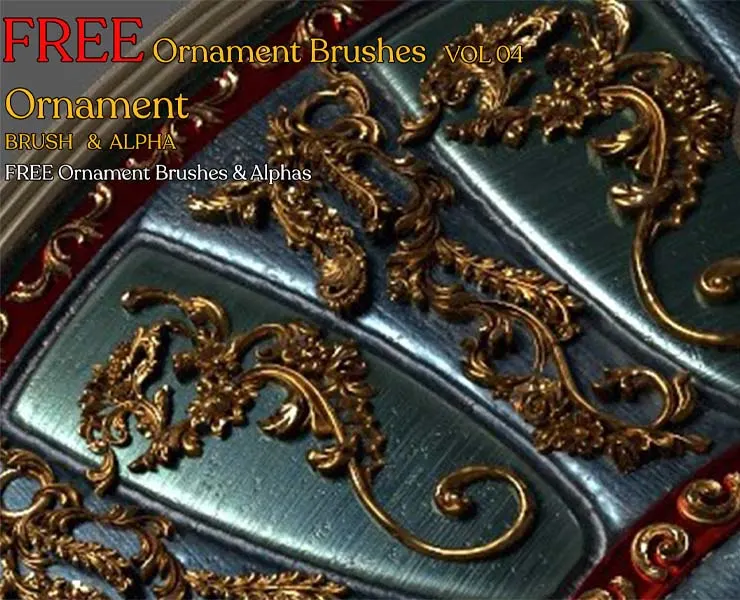 Free Ornament Brushes VOL 04