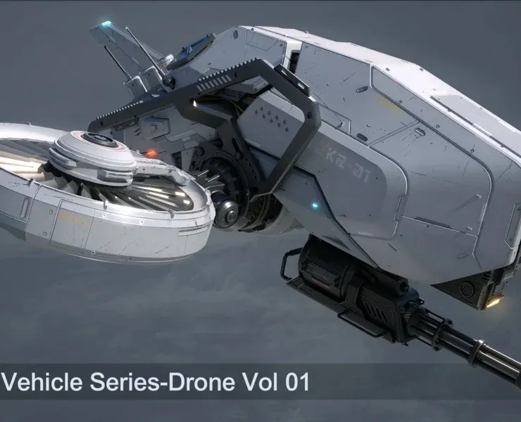 Sci-Fi Vehicle Series-Drone 01