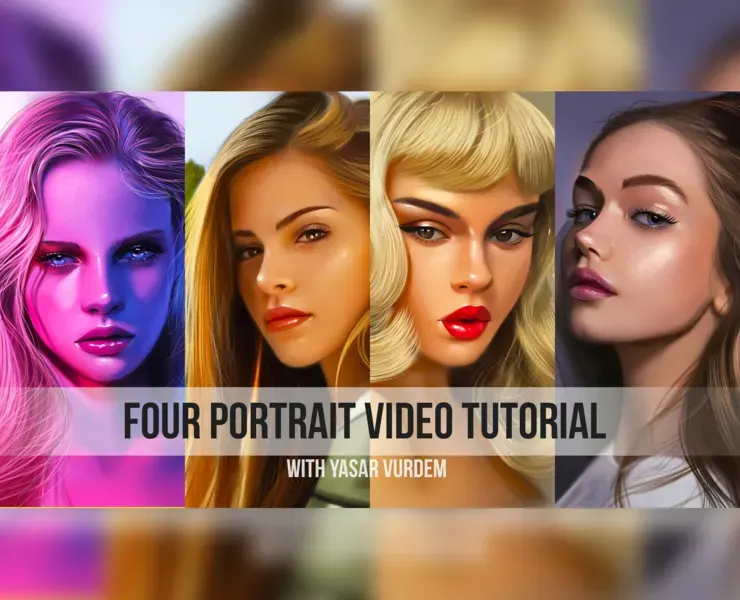 Four - Portrait video tutorial bundle