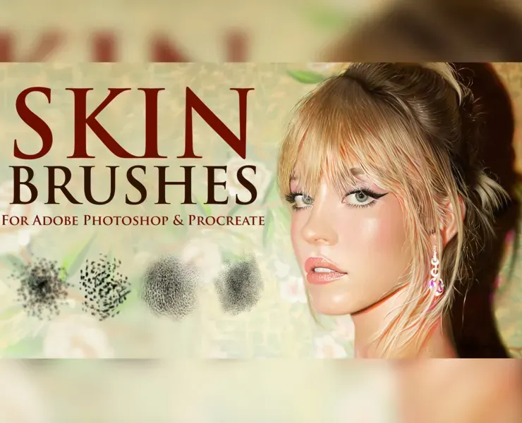 Skin Brushes for Photoshop and Procreate