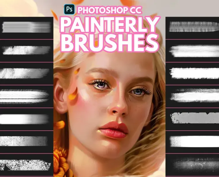 Painterly Brushes for Photoshop