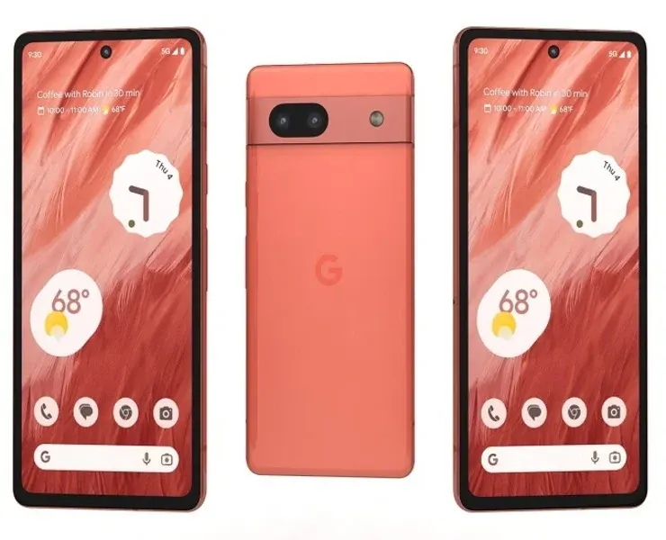 Google Pixel 7A Kinda Coral