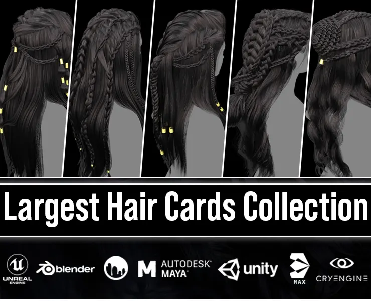 Alma Hair Collection ( 40 Hair Cards )