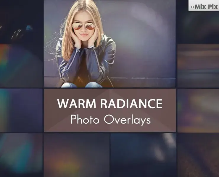 Warm Radiance Photo Overlays