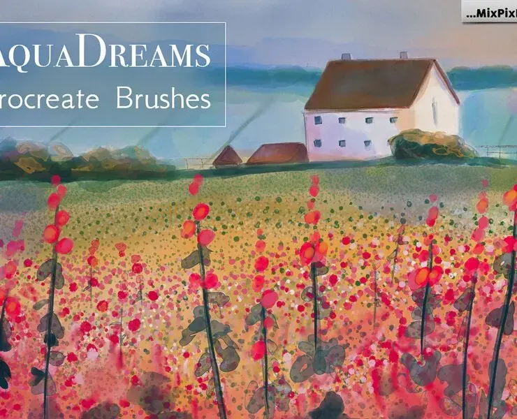 AquaDreams Procreate Brushes