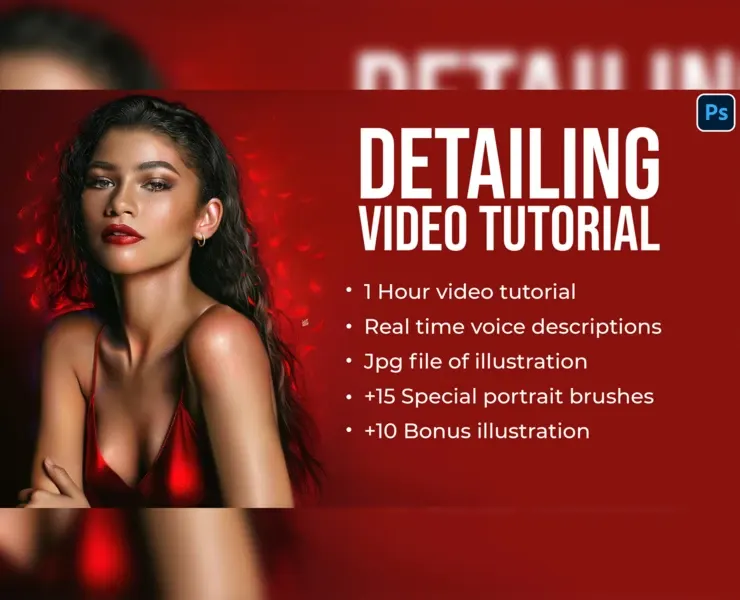 Detailing Illustration in Photoshop Video Tutorial