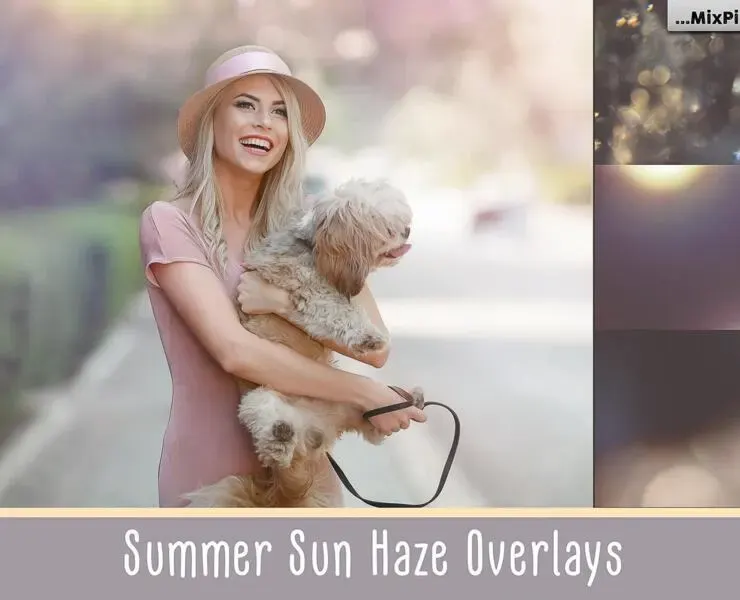 Summer Sun Haze Photo Overlays