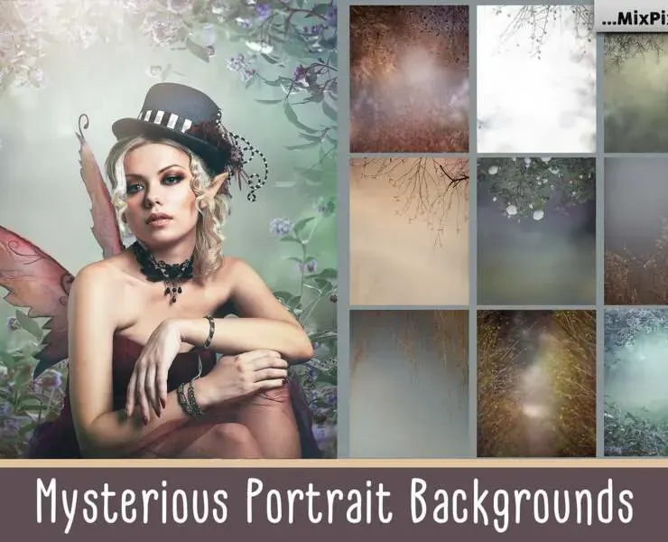 Mysterious Portrait Backgrounds