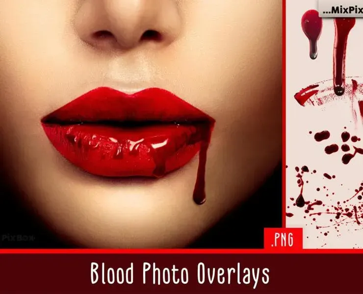 Blood Photo Overlays