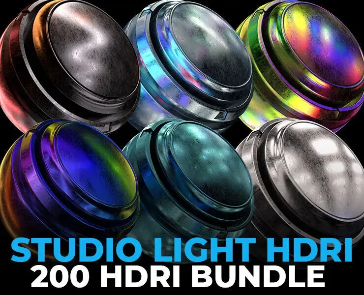 STUDIO LIGHT HDRI BUNDLE - 200 HDRI