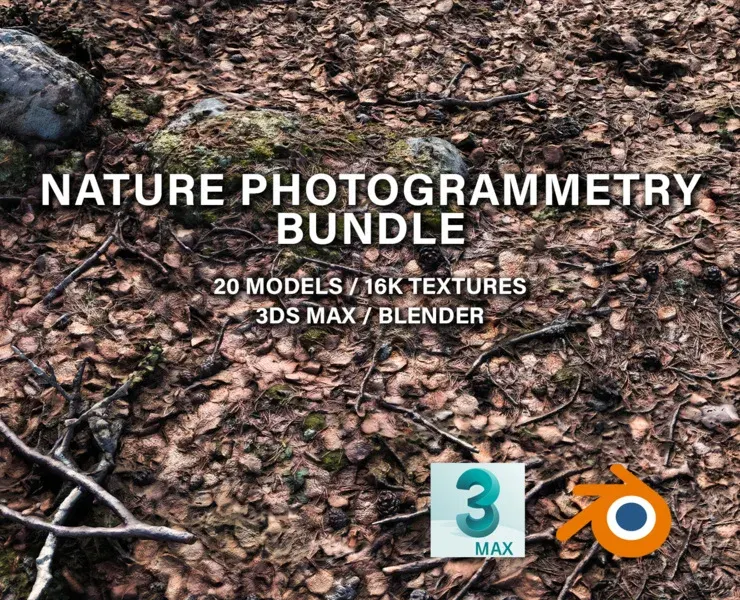 PBR Nature Photogrammetry Bundle - 16K Textures