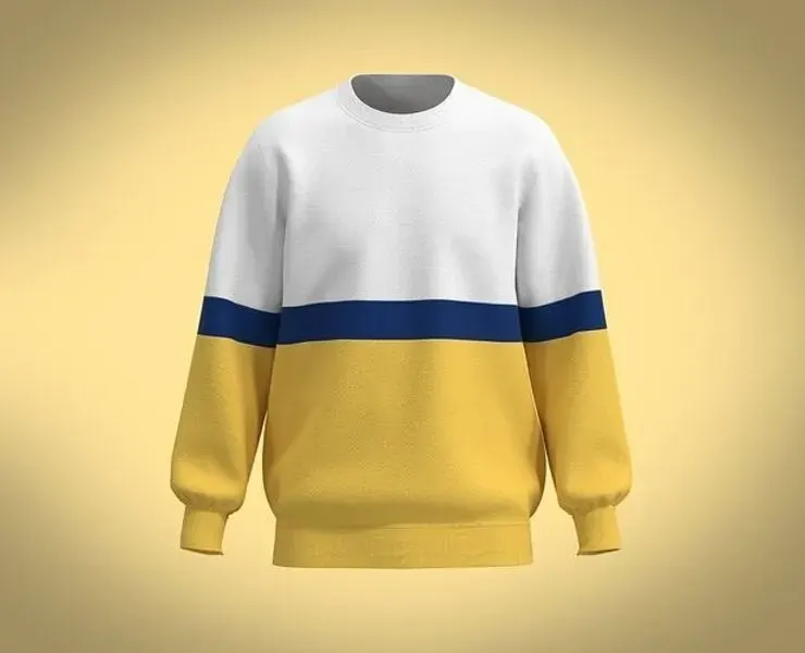 Men Yellow Sweatshirts | Marvelous / Clo3d / obj / fbx