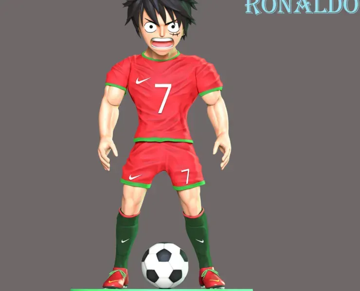 One Piece - Luffy Cosplay Ronaldo