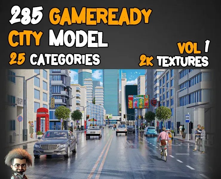 285 Game-Ready City Model - Vol 01