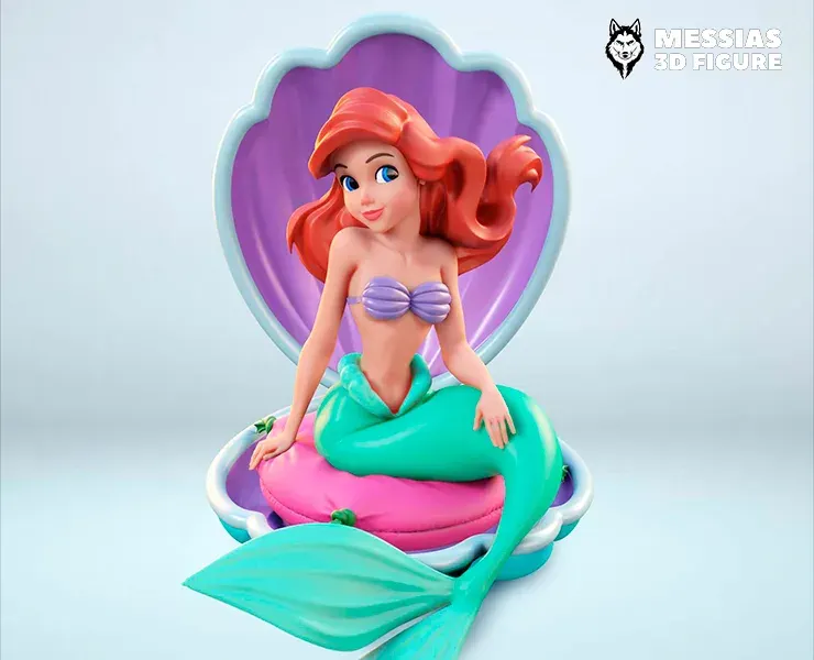 Classic Little Mermaid Figure 3D Print Model